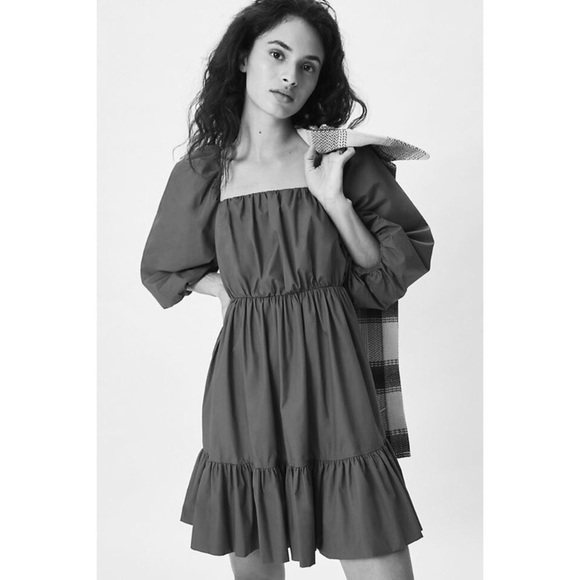 ANTHROPOLOGIE MARIA TUNIC DRESS IN IVORY - Picture 6 of 10